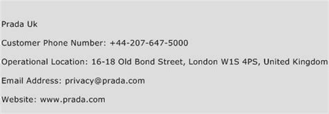 prada phone number.